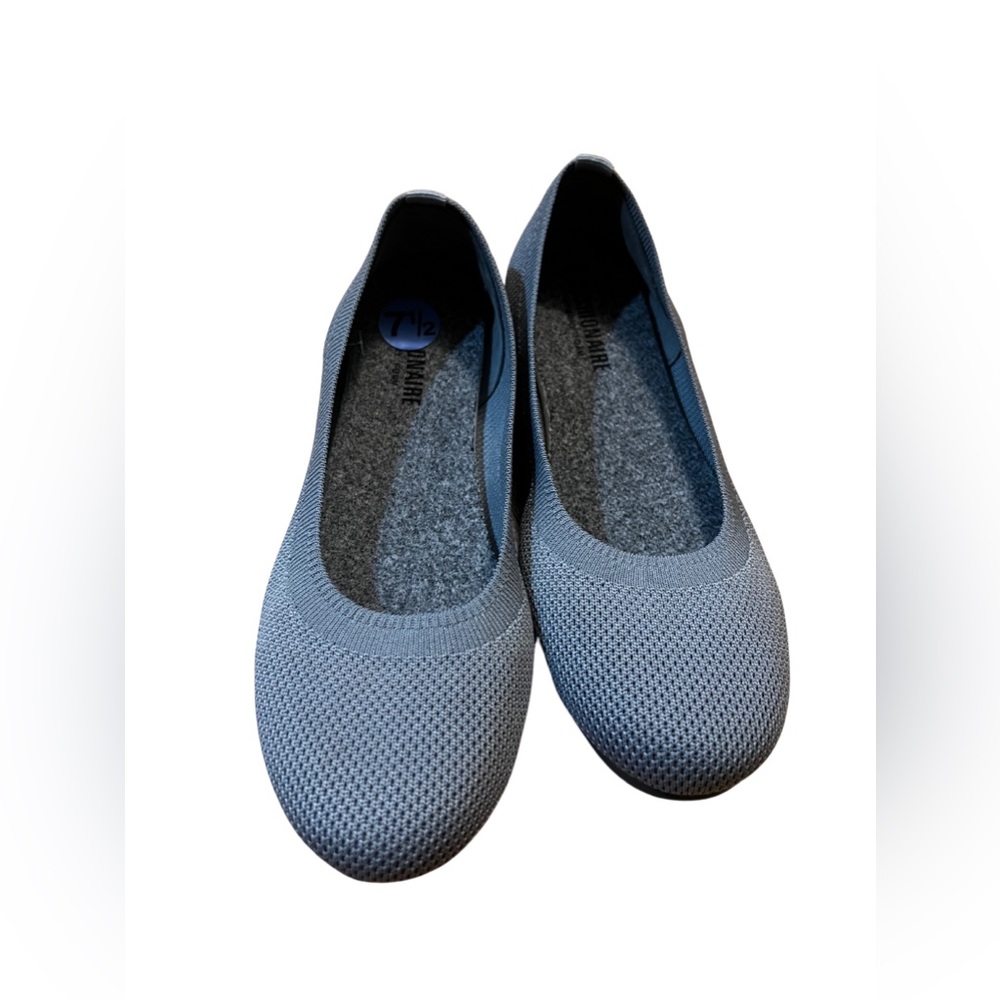 New Cushionaire Memory Foam Gray Flats Size 7.5 - image 2